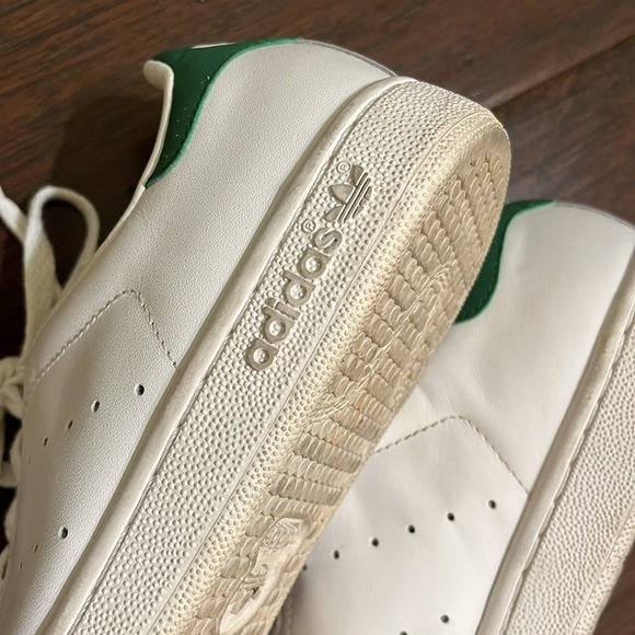 Adidas Stan Smith Green Back Tennis Shoes Size 7 - Picture 8 of 10